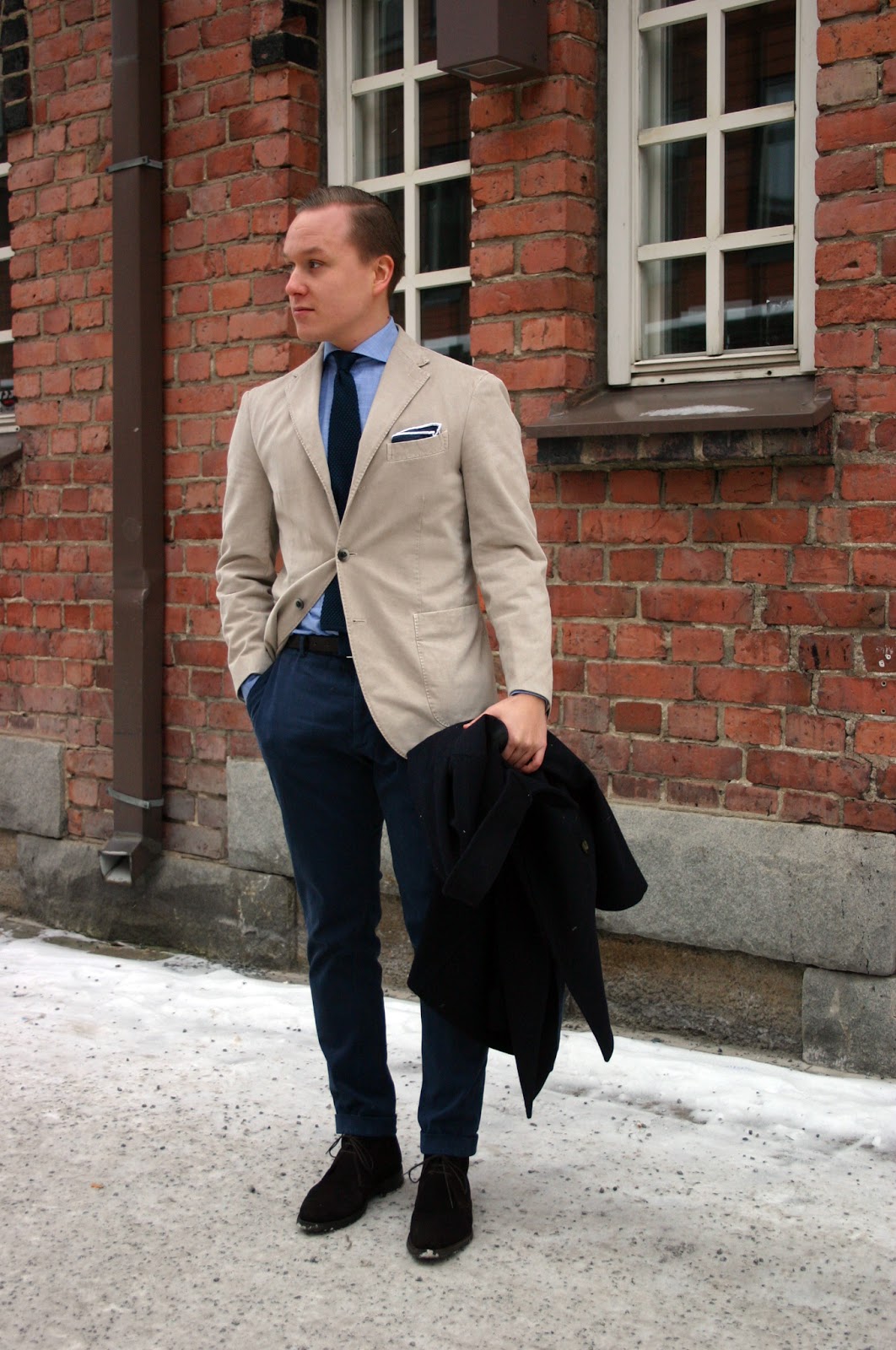 THE NORDIC FIT: A Casual Beige Jacket