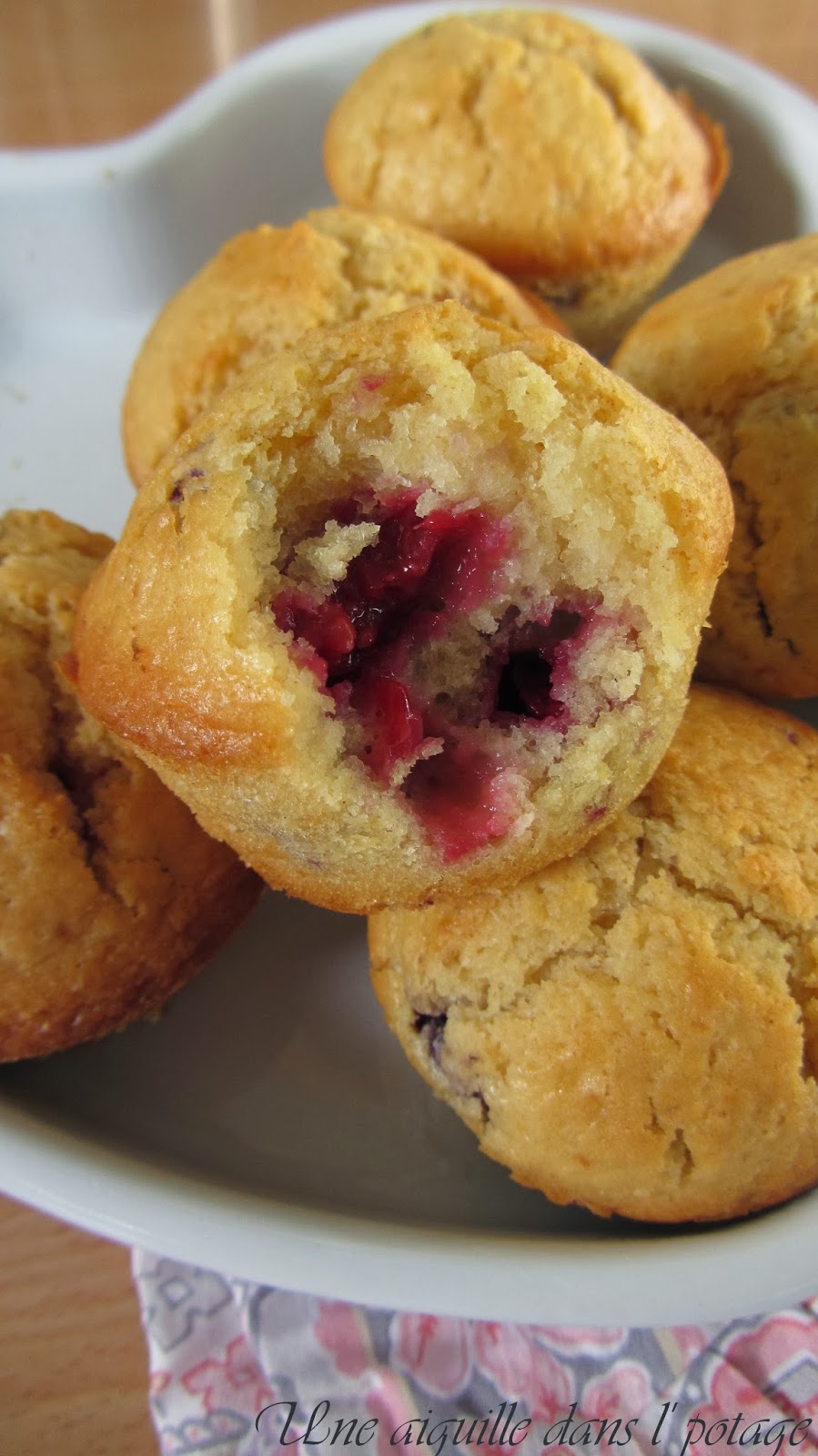 Muffins aux fruits rouges