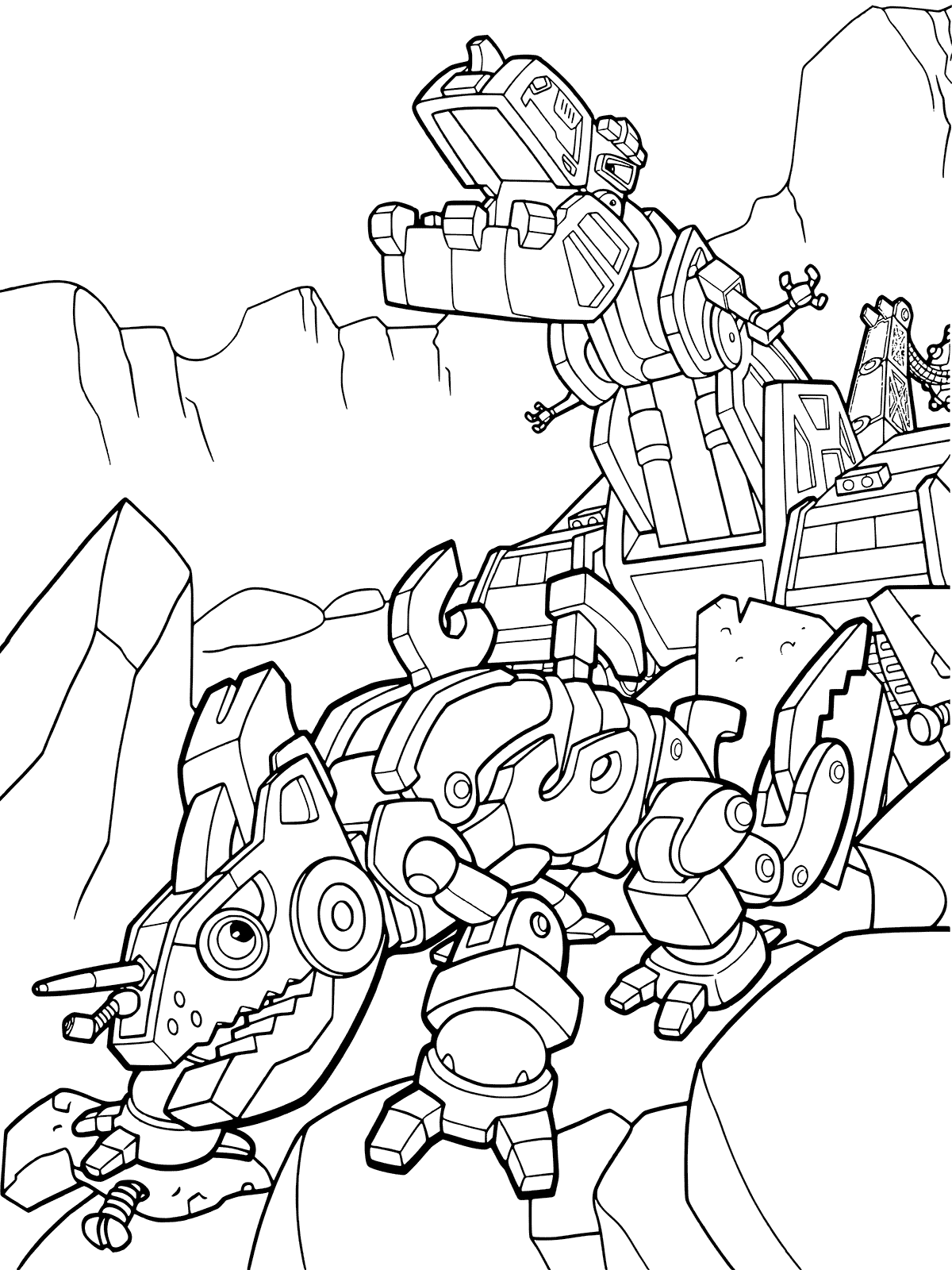 Animal Mechanicals Coloring Pages Coloring Pages