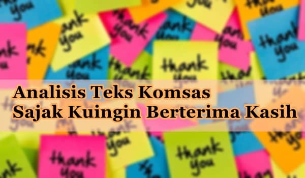 Antologi kuingin berterima kasih