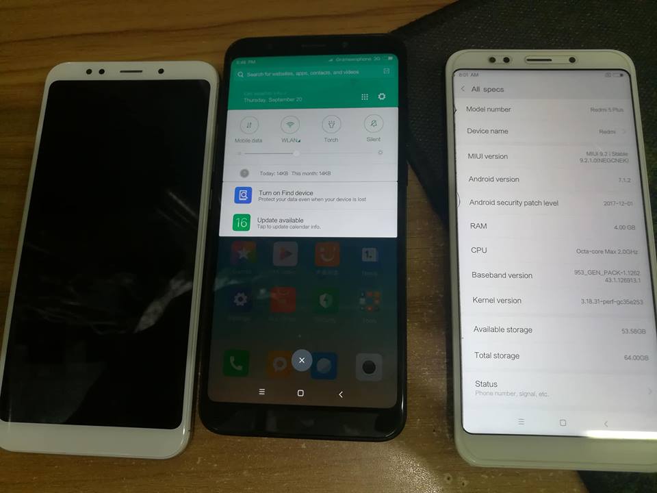 Xiaomi Meg7 Экран