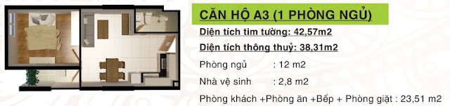 Thiết kế Căn hộ A3 VĨNH LỘC D’GOLD