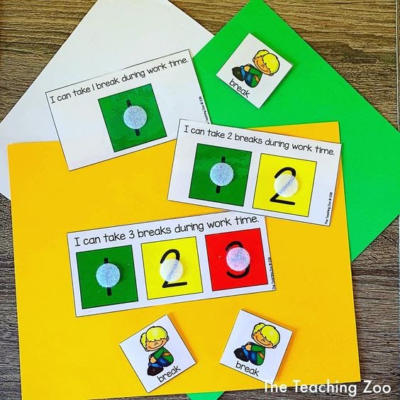 The Teaching Zoo: I Need a BREAK! Break Cards to Help Students