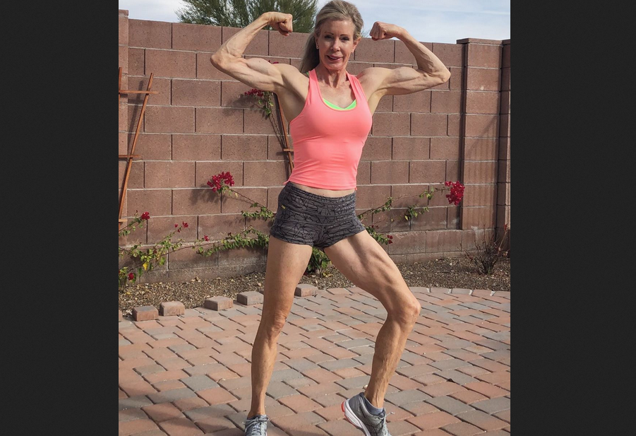 women over 50 fitness enthusiasts, Sunday squatday Female bodybuilders