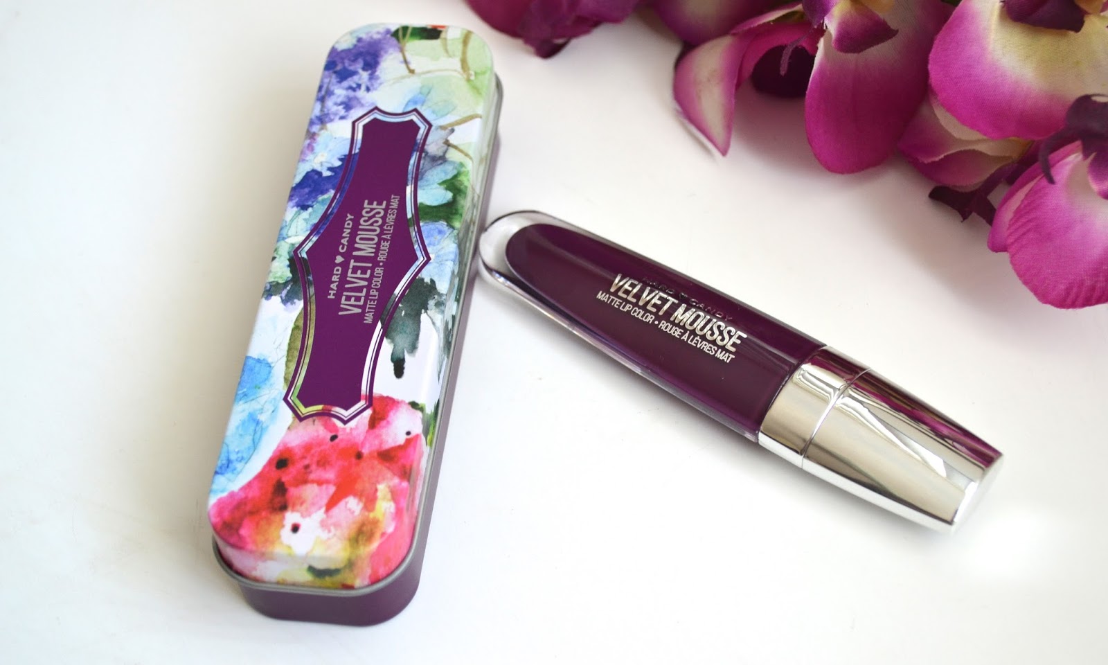 Aquaheart Hard Candy Velvet Mousse Matte Lip Color in Wisteria Review