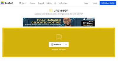 Cara mengubah File JPG ke dalam Format PDF secara Online