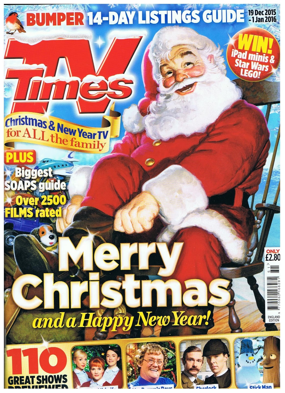 Heaton Village Store Christmas And New Year's TV Magazine 2015 cover