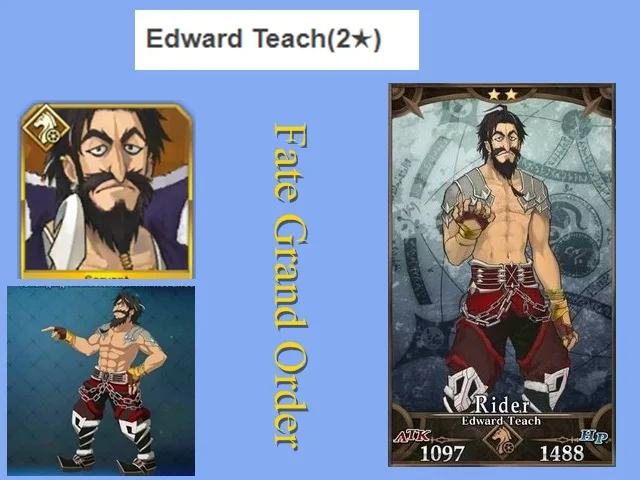 Edward Teach Fate Grand Order