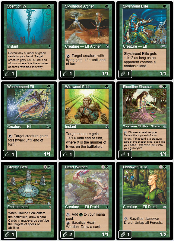 Magic the Gathering Adventures Legacy Casual Elves (Deck)