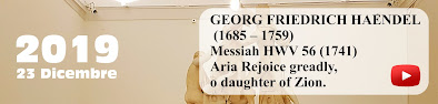 GEORG FRIEDRICH HAENDEL  (1685 – 1759)  Messiah HWV 56 (1741)   Aria Rejoice greadly, o daughter of Zion.