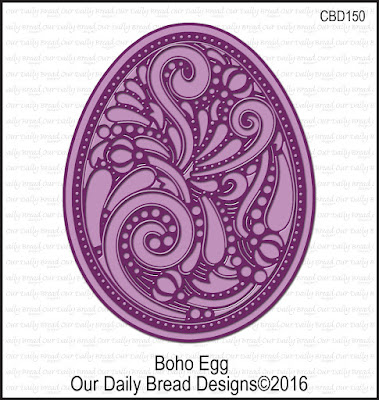 Our Daily Bread Designs Custom Boho Egg Die