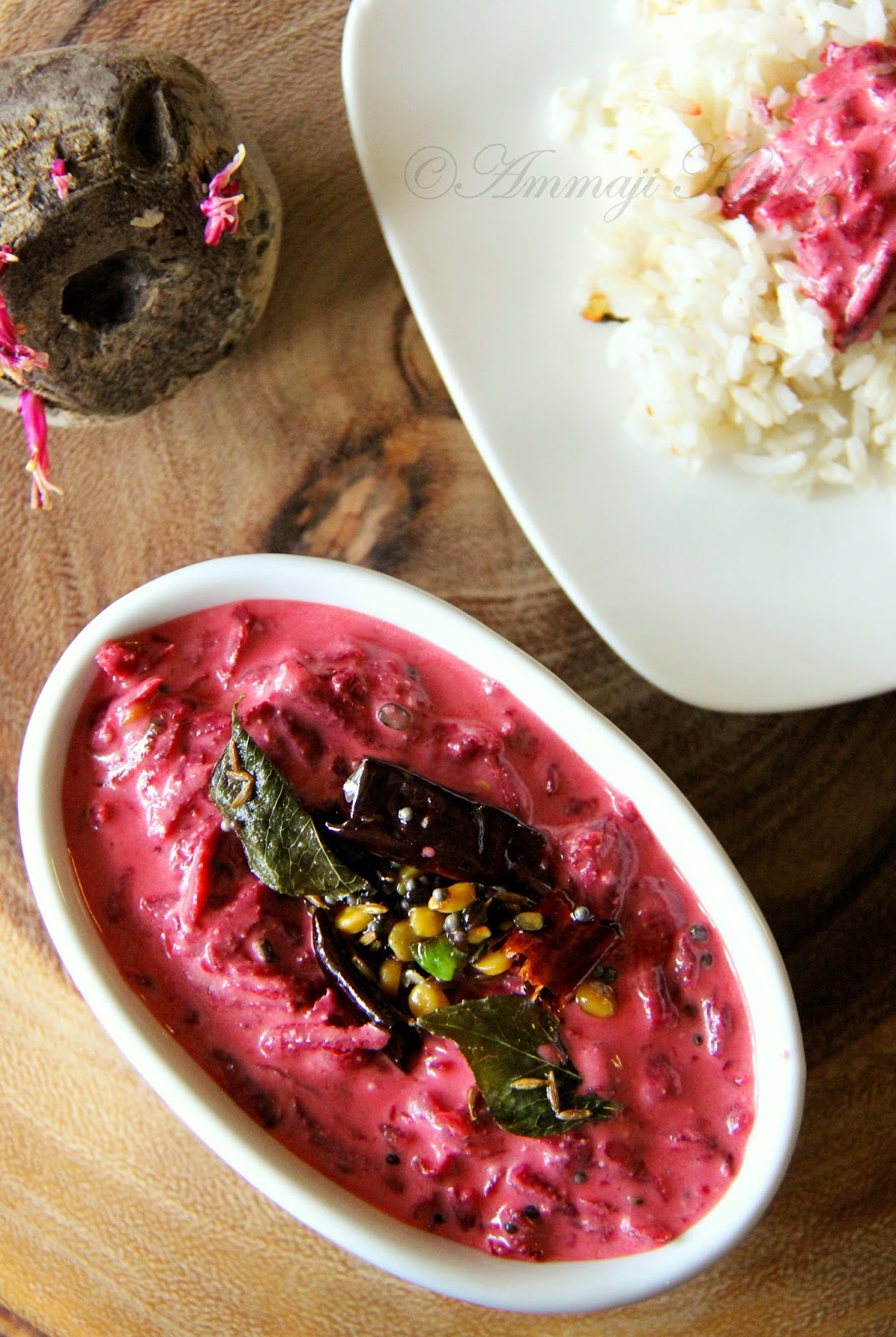 Beetroot Yogurt Chutney Indian Food Recipes Ammaji Kitchen