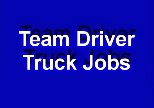 Team Driver Truck Jobs