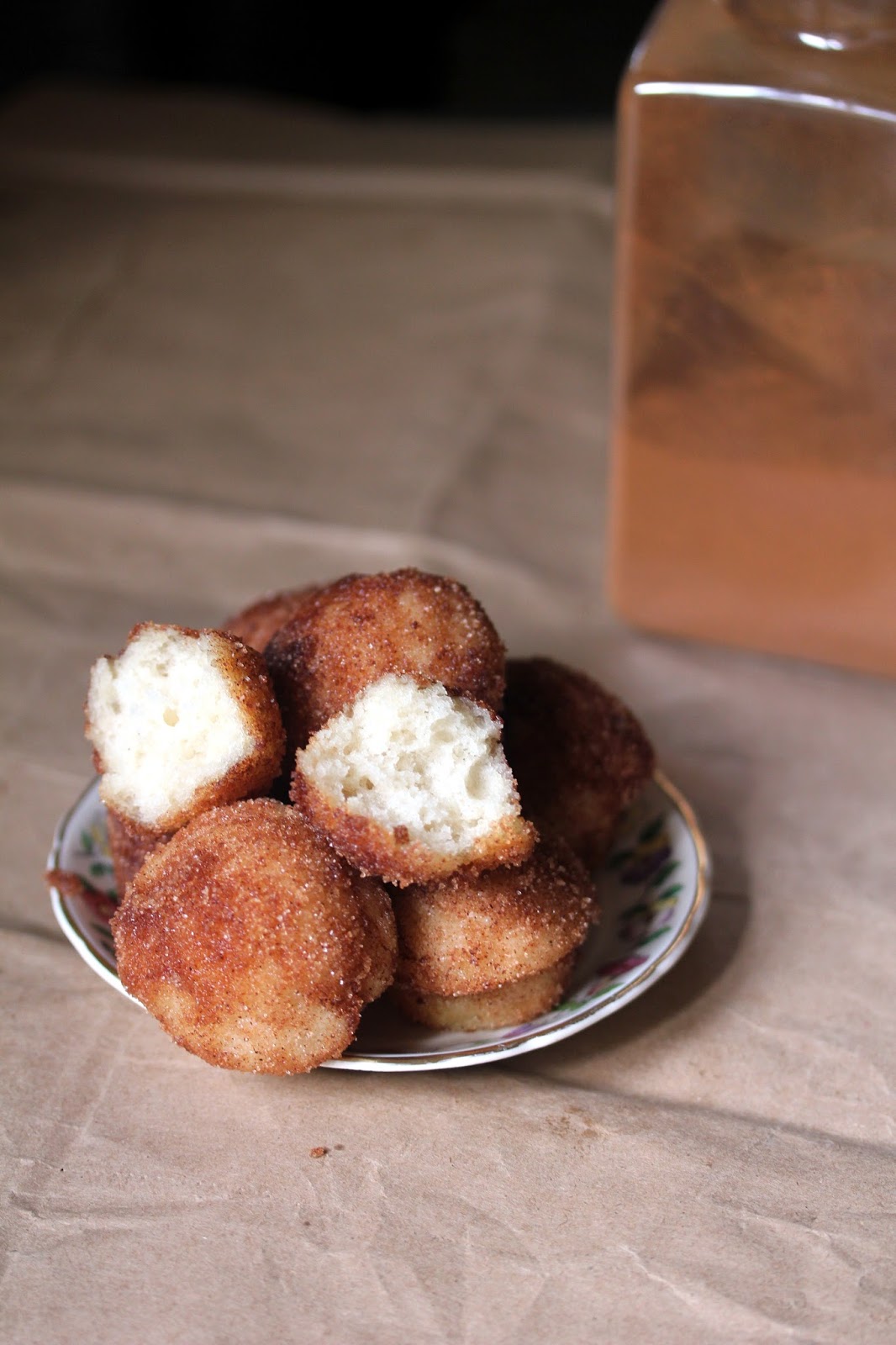 Vegan Cinnamon Sugar Sour Cream Doughnut Holes Kitchen Grrrls.