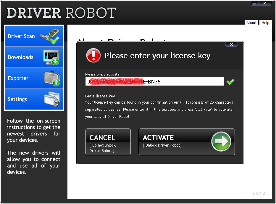 Робот драйвер. Ключ лицензии на Push Video. Лицензионный ключ Driver Fix. Код для драйвер сканер