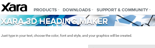 Crear títulos de texto en linea - Xara 3D Maker - Solo Nuevas Crear títulos de texto en linea - Xara 3D Maker - Solo Nuevas