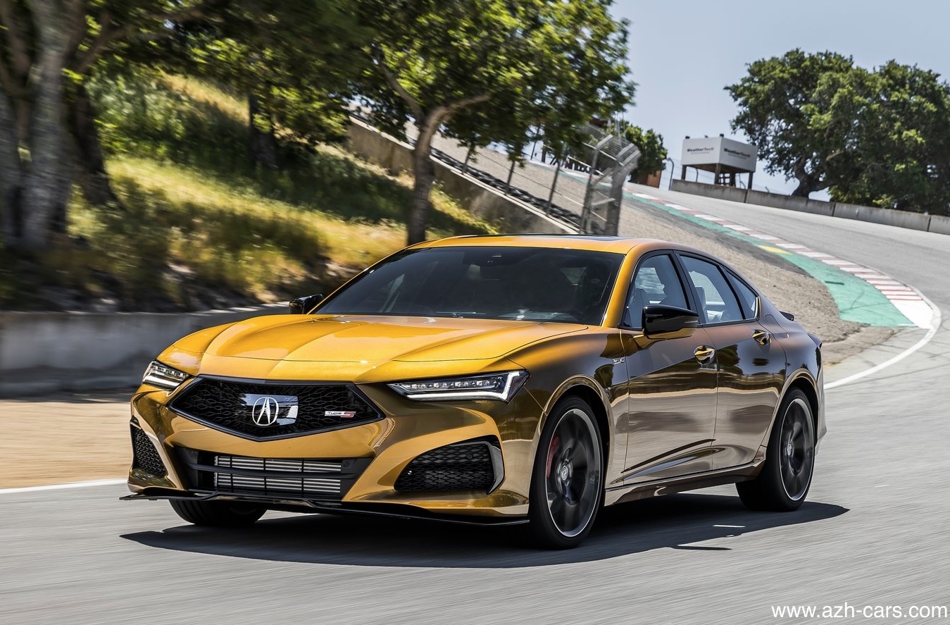 Интерьер Acura TLX Type s 2021 года