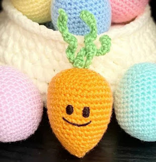 PATRON GRATIS ZANAHORIA AMIGURUMI 50044 🥕