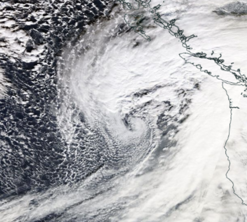Major Windstorms of the Pacific Northwest and the Thanksgiving Week
