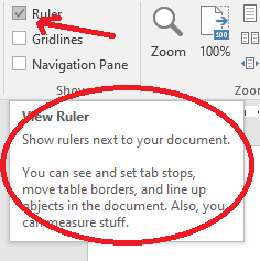 Cara Mudah Menampilkan Ruler Di Word 2016