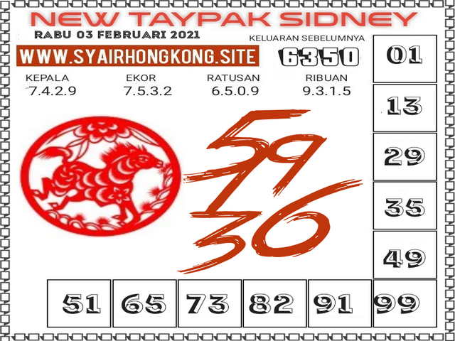 Syair sdy 3 Februari 2021 KODE SYAIR SGP SYAIR HK SYAIR