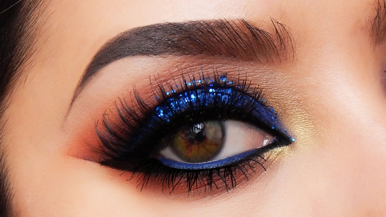 Blue Eye Shadow and Makeup Ideas.