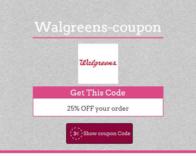 Walgreens 35% Coupon Code May 2017
