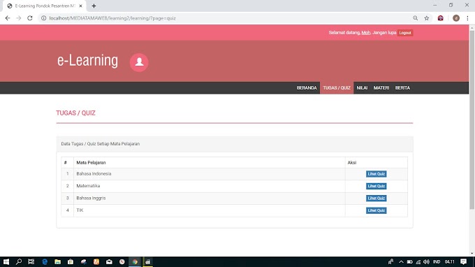 Aplikasi parkir sederhana dengan php