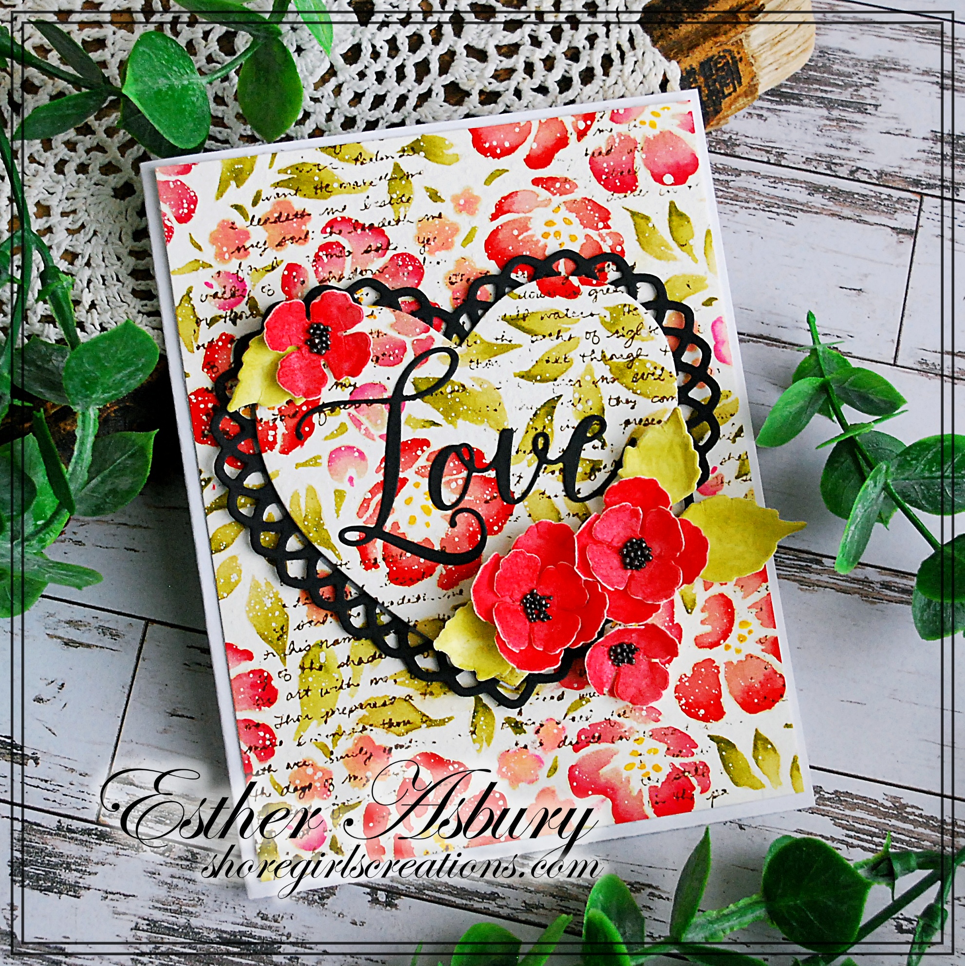Shoregirl's Creations: Watercolor Valentine