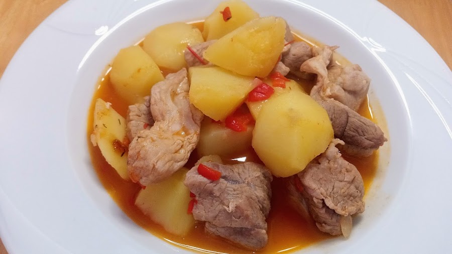 receta de carne con patatas