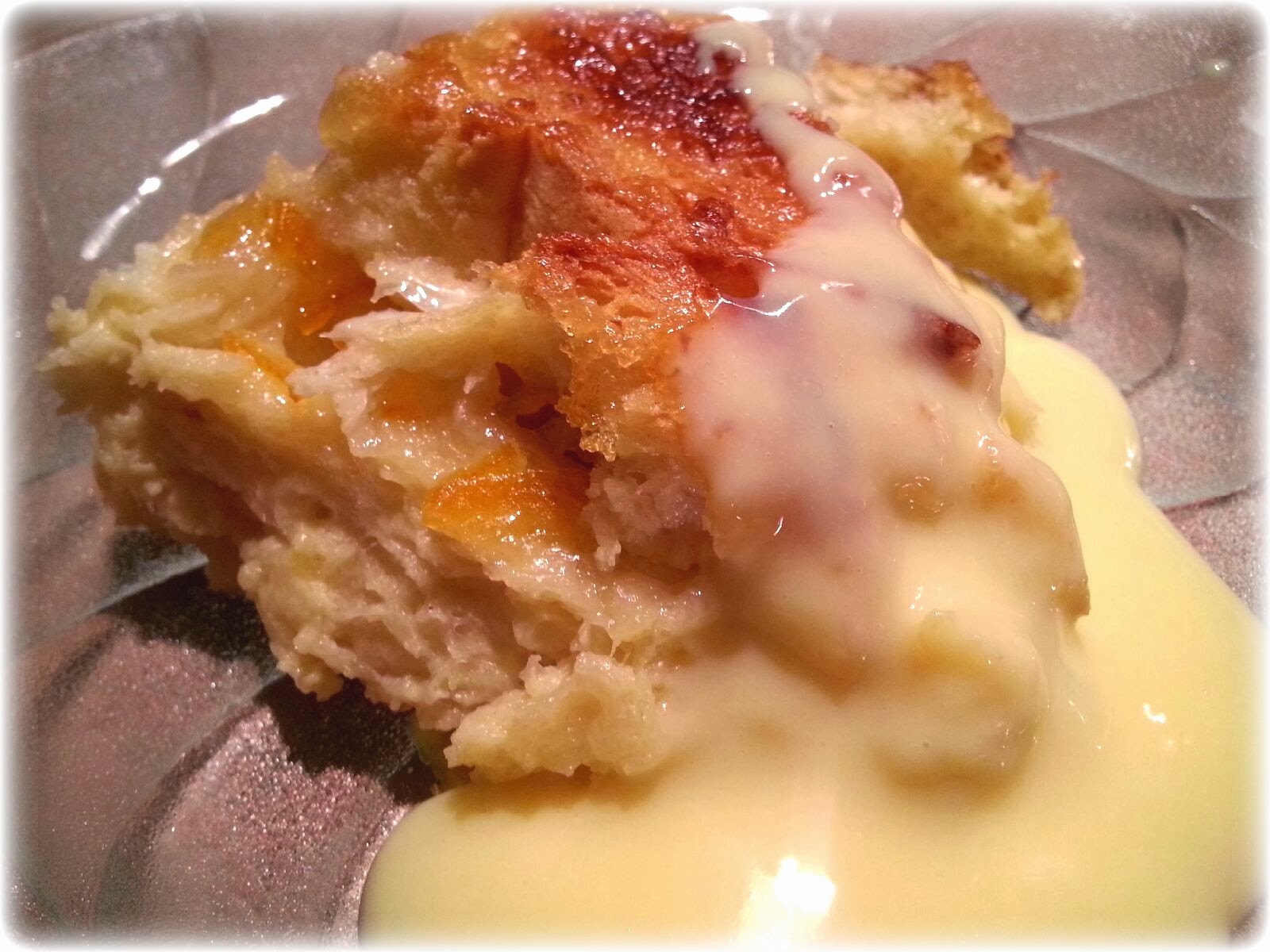 My Frilly Apron Orange Bread Pudding