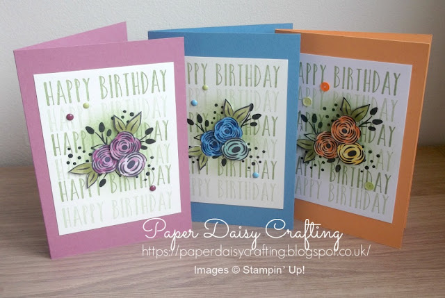 Perennial Birthday Stampin Up Paper Daisy Crafting