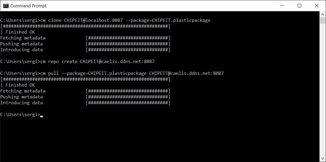 Plastic SCM blog Cloning repositories to (and from) a package