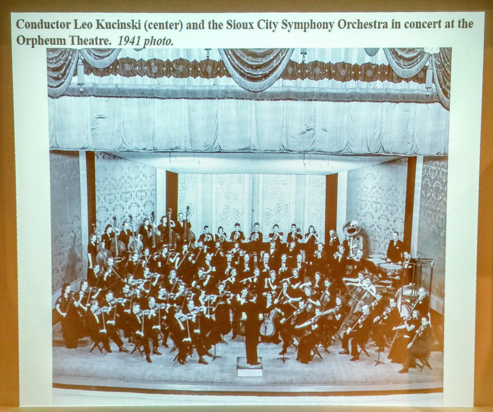 History and Culture by Bicycle Sioux City Symphony Orchestra 1916 2016, Photo Timeline 1940's