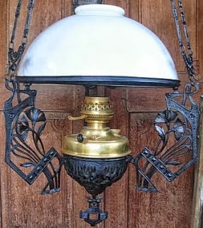 Art Nouveau Hanging Lamp 40