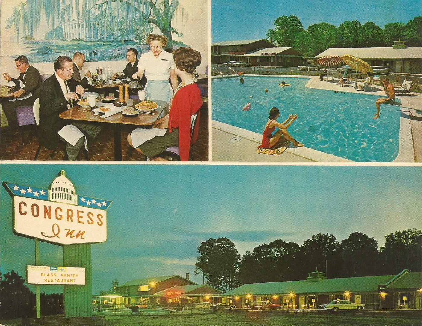 Inn monroe congress ohio cardboard motel america archive