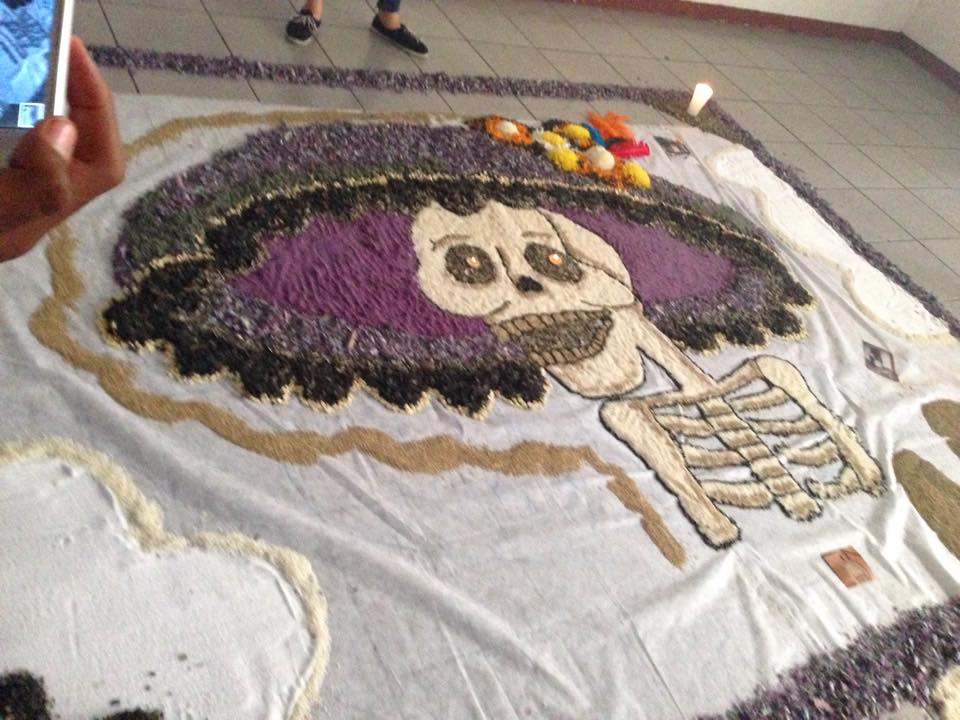 Día de muertos Tapetes con conmemoración