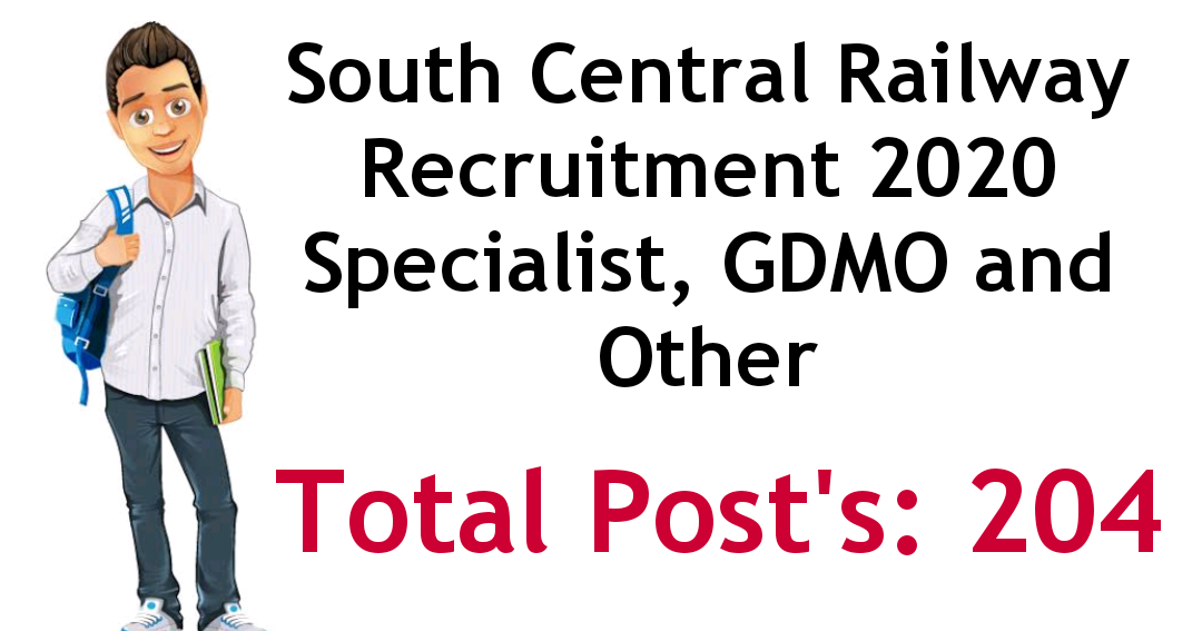 South Central Railway Recruitment Specialist GDMO and Other TSPSC INFO