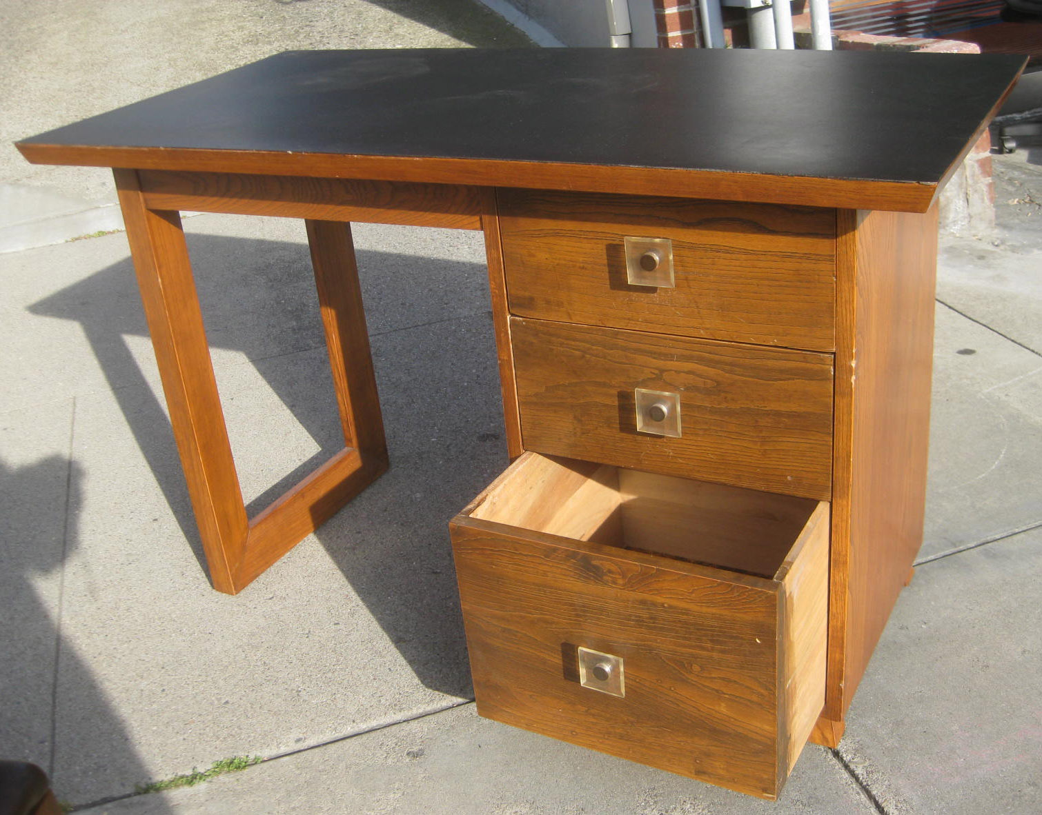 UHURU FURNITURE & COLLECTIBLES SOLD Retro Desk and Chair 115