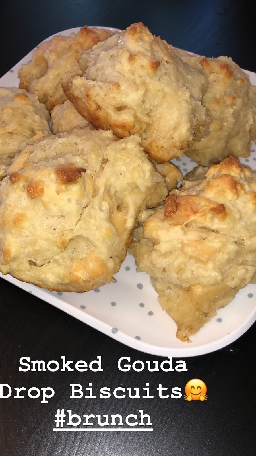 Smoked Gouda Drop Biscuits
