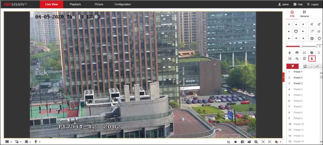 Hikvision PTZ function explained