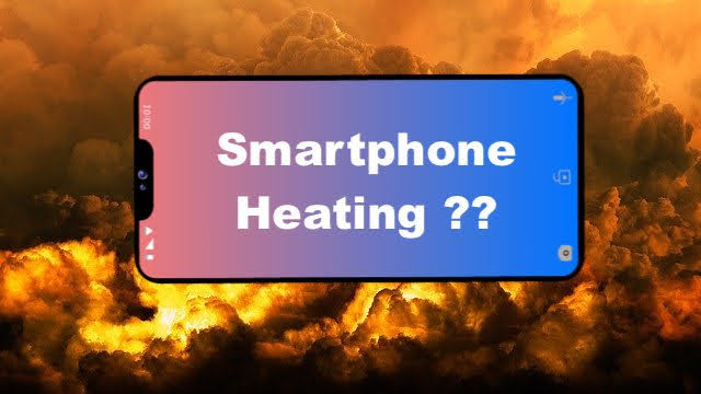 android smartphone heating solution in hindi smartphone heating written on a landscape smartphone with fire background