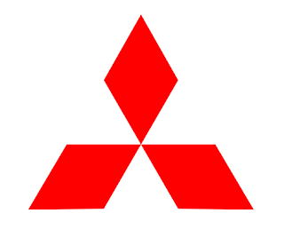 menggambar logo mitsubishi menggunakan LaTeX