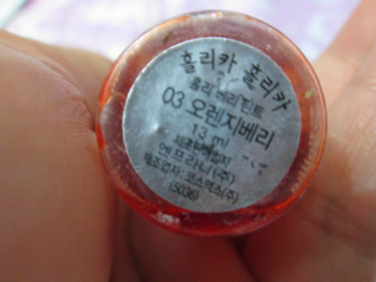 Review Holika Holika Holy Berry Lip Tint 3 Orange Berry Beauty Diaries by Marie