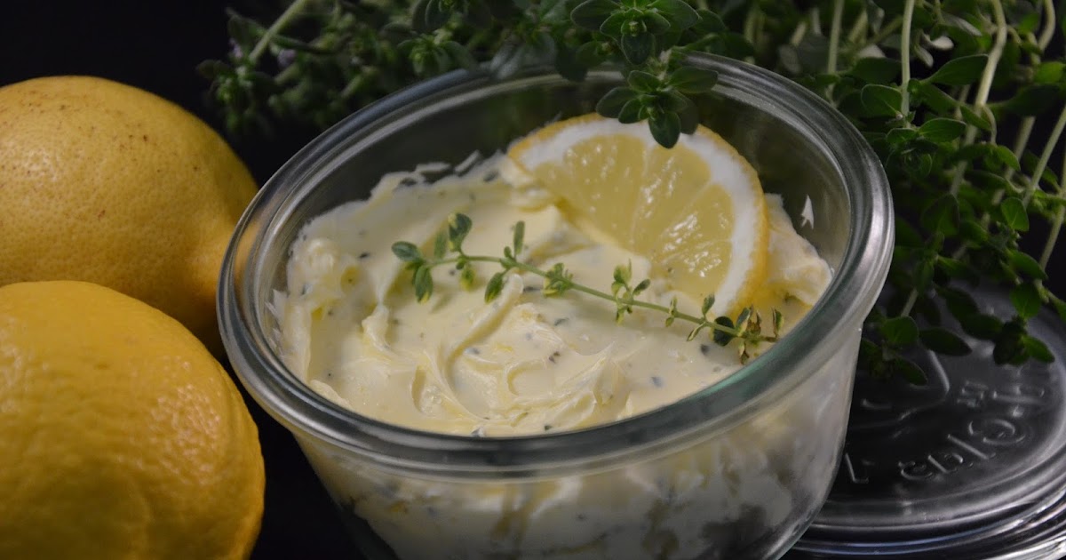 Thymian-Zitronen-Butter - Rezeptra - Food and More