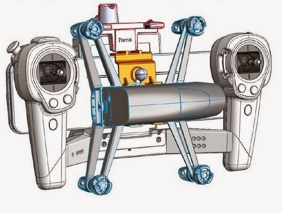 accessoires drone parrot bebop 2