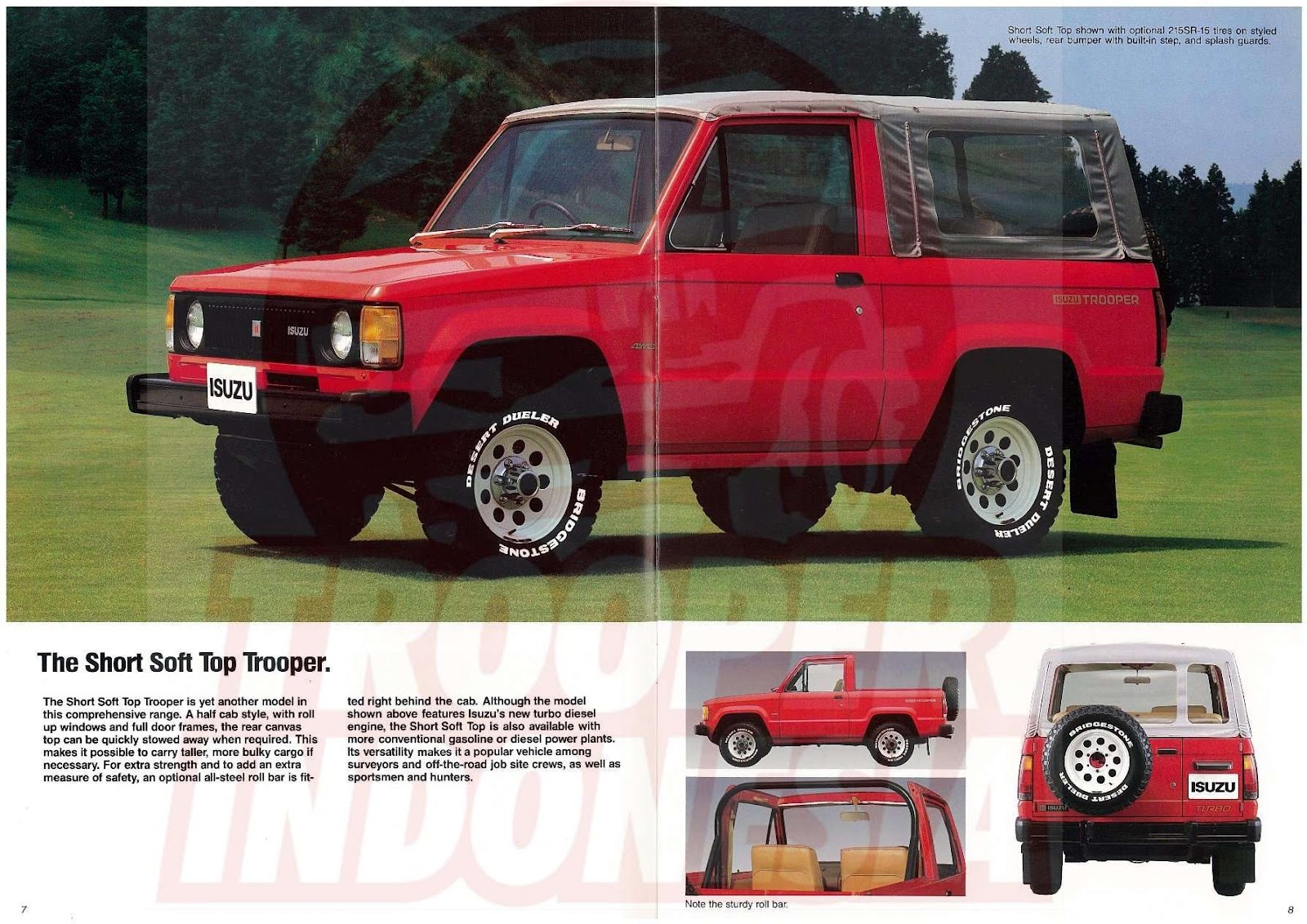 Komunitas Trooper Indonesia Brosur Isuzu Trooper versi