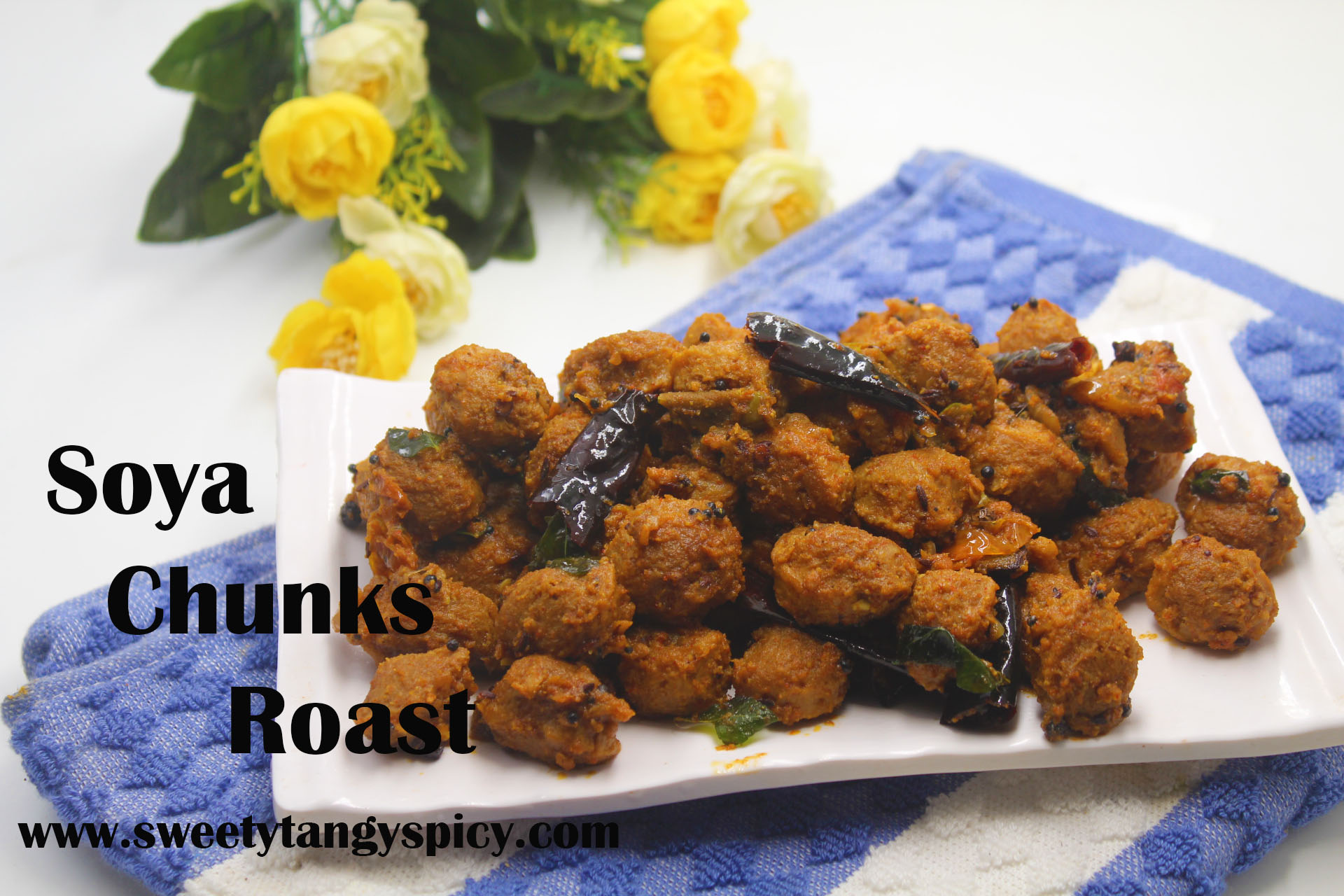 Spicy Soya Nugget Kerala Style