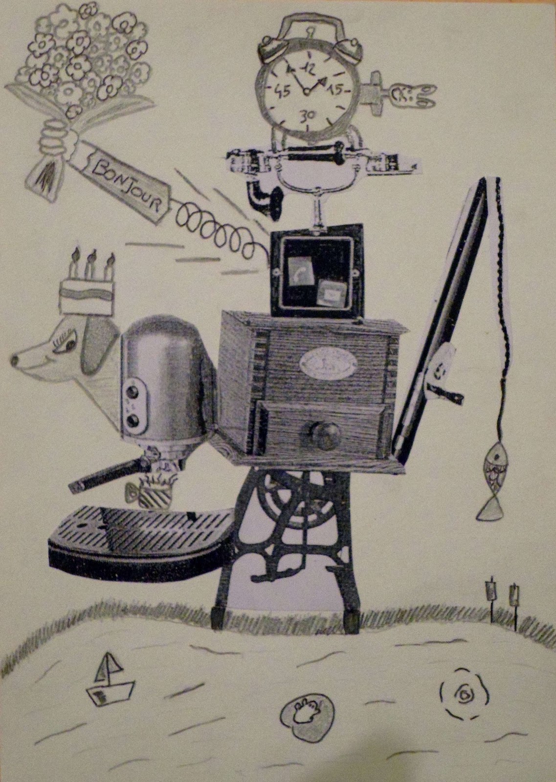 ARTS PLASTIQUES&hellip; 20122013 5E LA MACHINE INFERNALE