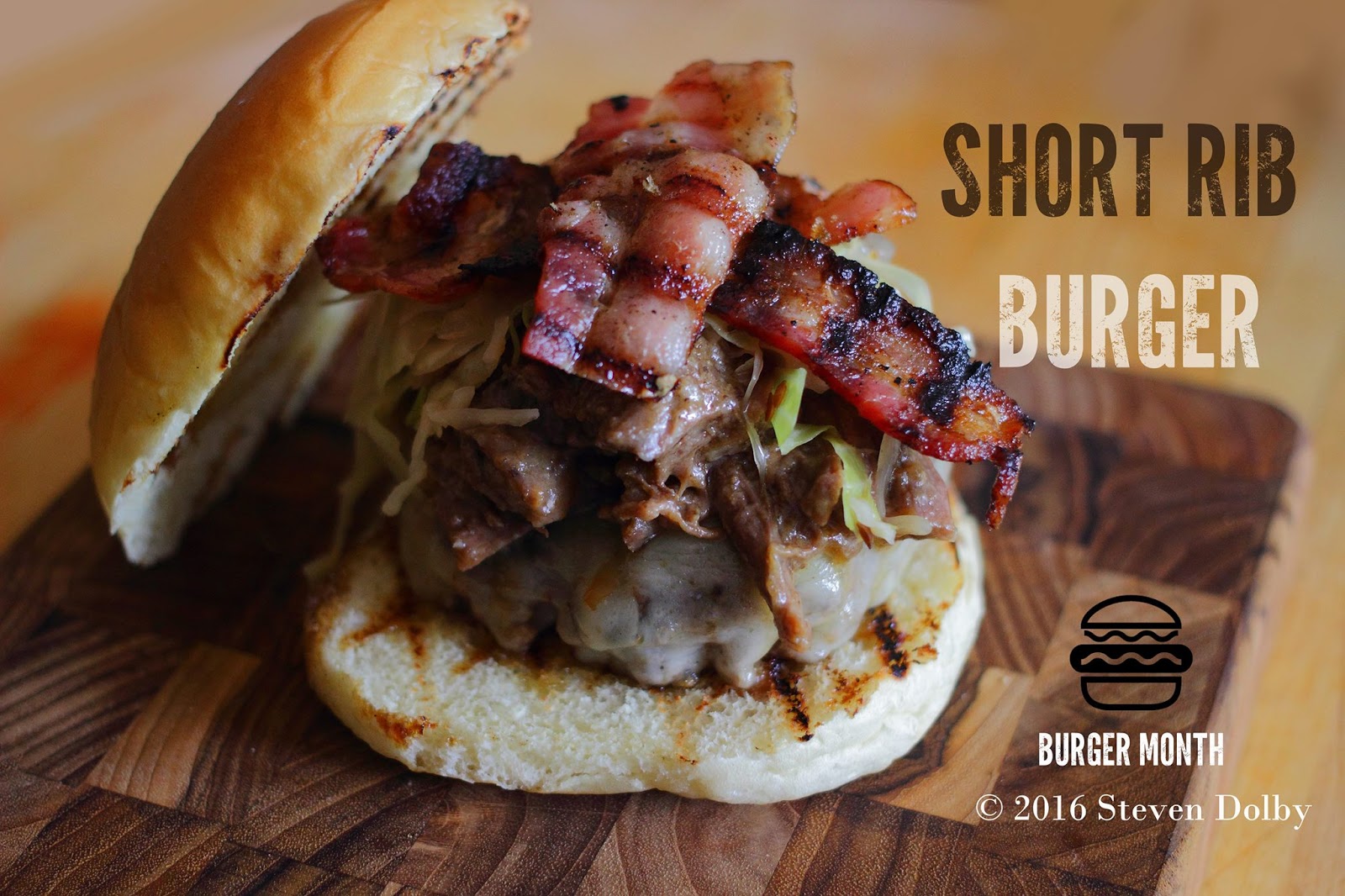 Short Rib Burger by Steven Dolby
